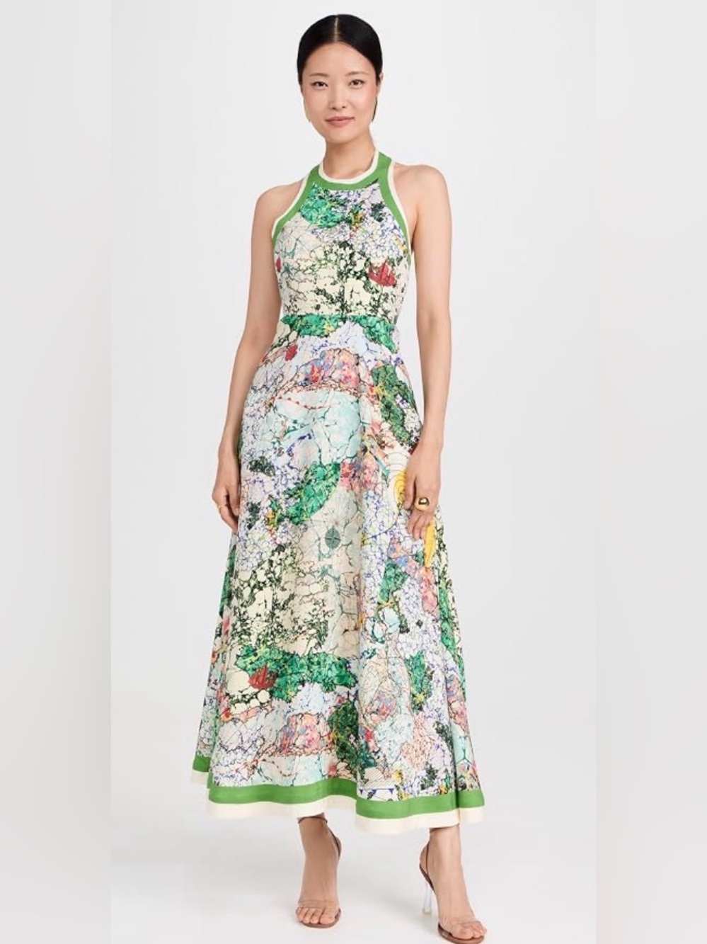 Alemais Odyssey Halter Dress